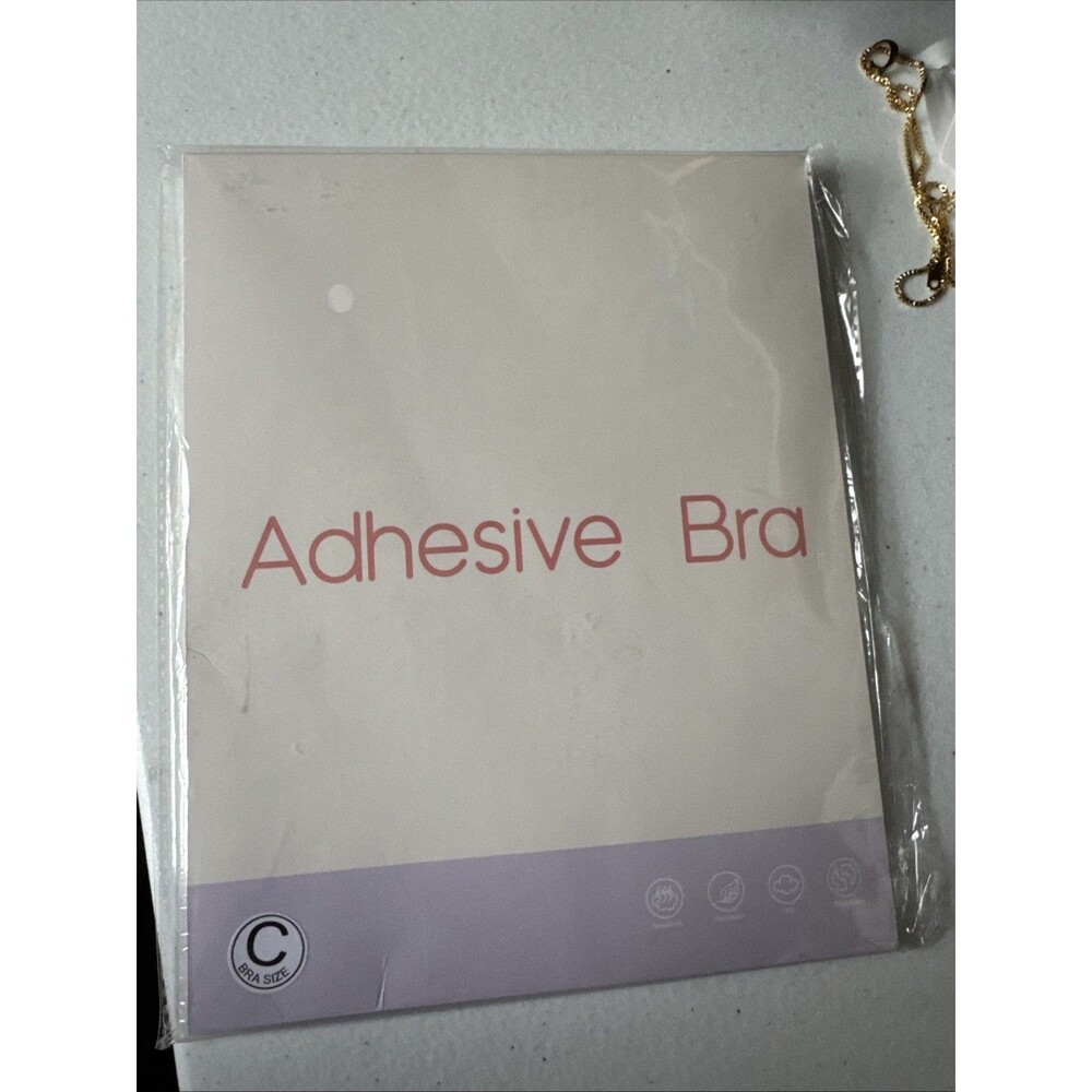 Adhesive Bra Size C New in Package Beige